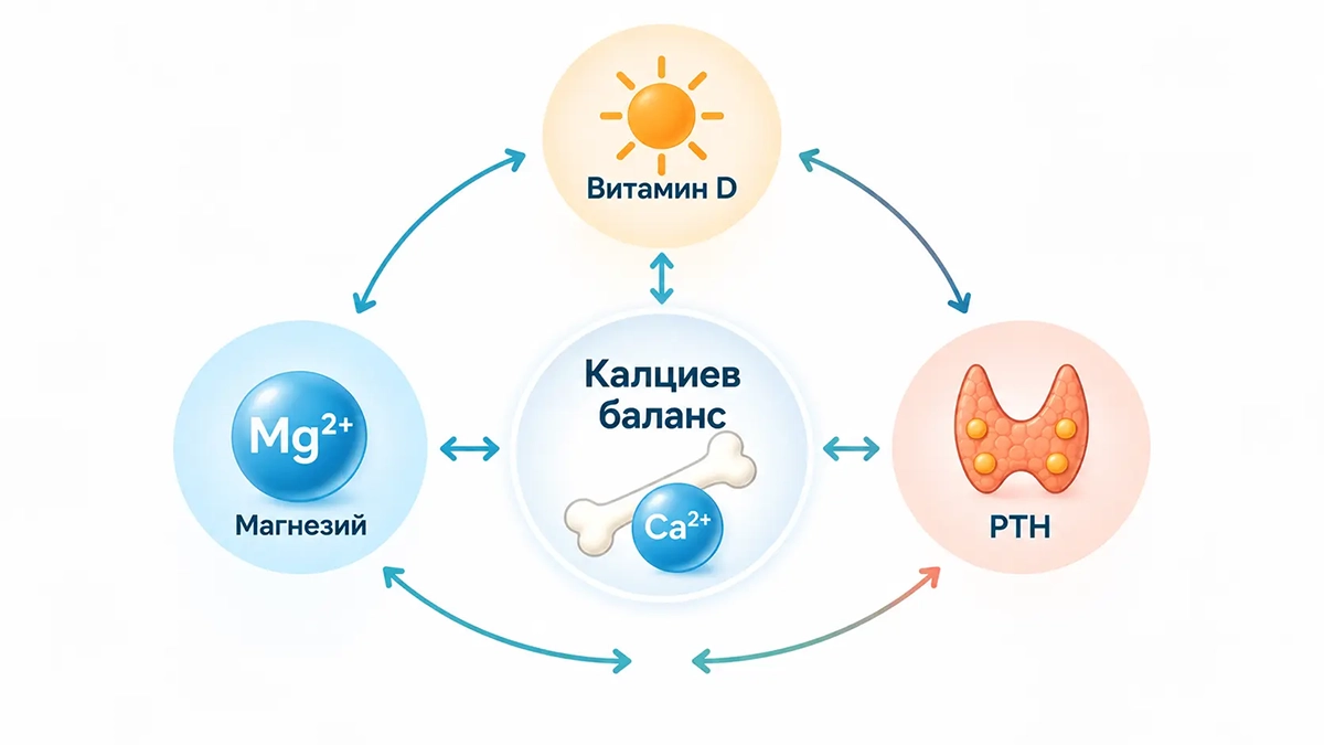 калциев баланс в организма